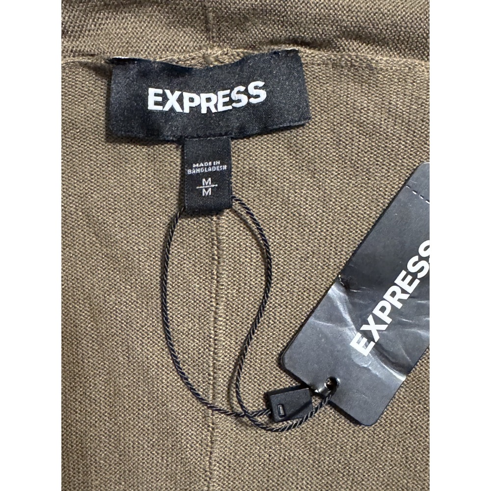 Women's Express Open Cardigan – Olive Green – Size M – NWT - Picture 5 of 11